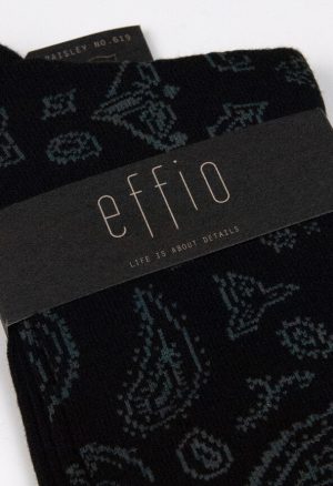 Effio-Design-Zwarte-Sokken-Paisley-619