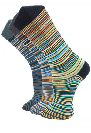 3Pack Effio heren sokken - Stripes