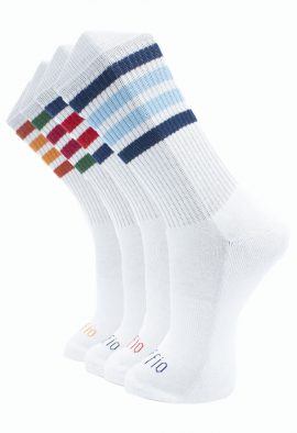 4Pack Sport Sokken Heren - Retro Sport Socks
