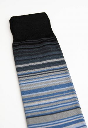 Effio gestreepte heren sokken - Warming Stripes Globe CO2 Emmisions 2