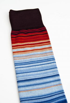 Effio gestreepte heren sokken - Warming Stripes Globe Temperature 2