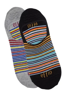 Gestreepte Sneaker sokken heren 2111 2112 – 2Pack Sneaky Stripes Maat 41/45