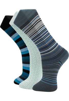 3Pack Effio sokken Scully 221051 Tropid 23002 Stripes 629– 3Pack St. Patricks Day