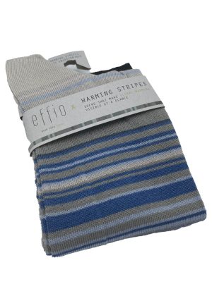 Effio gestreepte heren sokken - Warming Stripes Globe CO2 Emissions 2