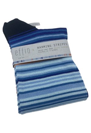 Effio gestreepte heren sokken - Warming Stripes Globe Temprature 2