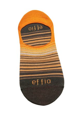 Effio gestreepte sneaker sokken - Sneaky Warming Stripes NL Bodemleven