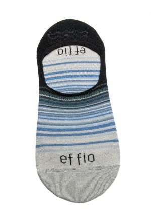 Effio gestreepte sneaker sokken - Sneaky Warming Stripes NL CO2 Uitstoot