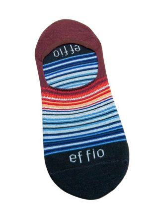 Effio gestreepte sneaker sokken - Sneaky Warming Stripes NL Tempratuur