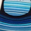 Effio gestreepte sneaker sokken close up - Sneaky Warming Stripes NL Regen