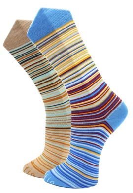 2Pack gestreepte sokken heren 25101 25106 – 2Pack Best of Earth